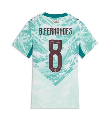 Portugal Bruno Fernandes #8 Replika Bortatröja Damer VM 2026 Kortärmad